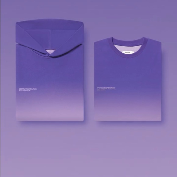 Pangaia spring dawn capsule hoodie in twilight purple - Picture 2 of 11